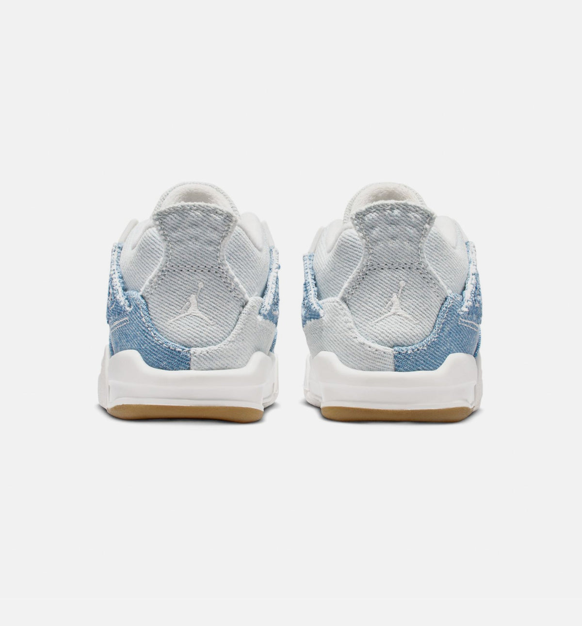 Air Jordan 4 Retro Worn Blue Infant/Toddler Sneakers