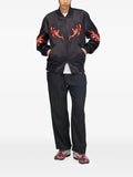 Y-3 embroidered zip-up jacket