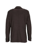 L.B.M. 1911 double-breasted peak-lapel blazer