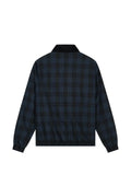 Arte Antwerp plaid corduroy-collar jacket