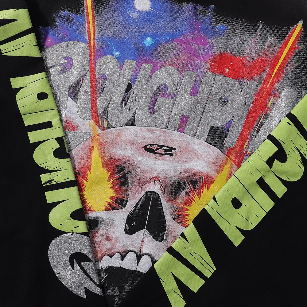 Rough Play Power Skull Long-Sleeve T-Shirt