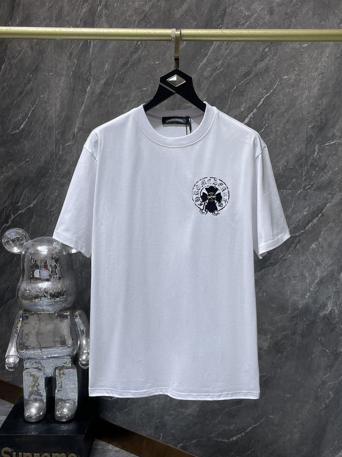 Chrome Hearts Cross Scroll Graphic Short-Sleeve T-Shirt