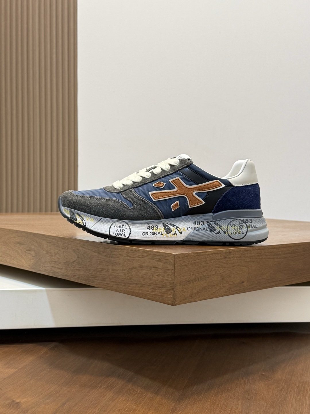 Premiata Men's Paneled Lace-Up Sneakers